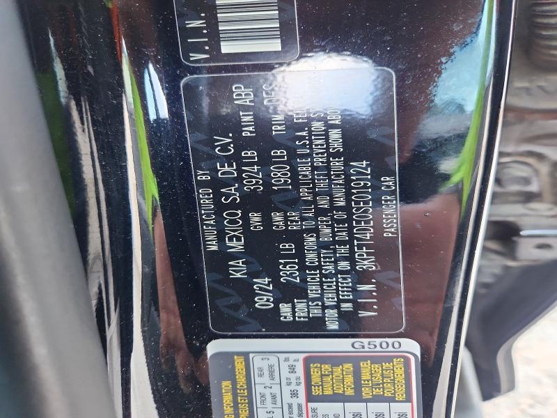 Aukcja sprzedaży 2025 Kia K4, vin: 3KPFT4DE0SE019124, numer aukcji: 65012036