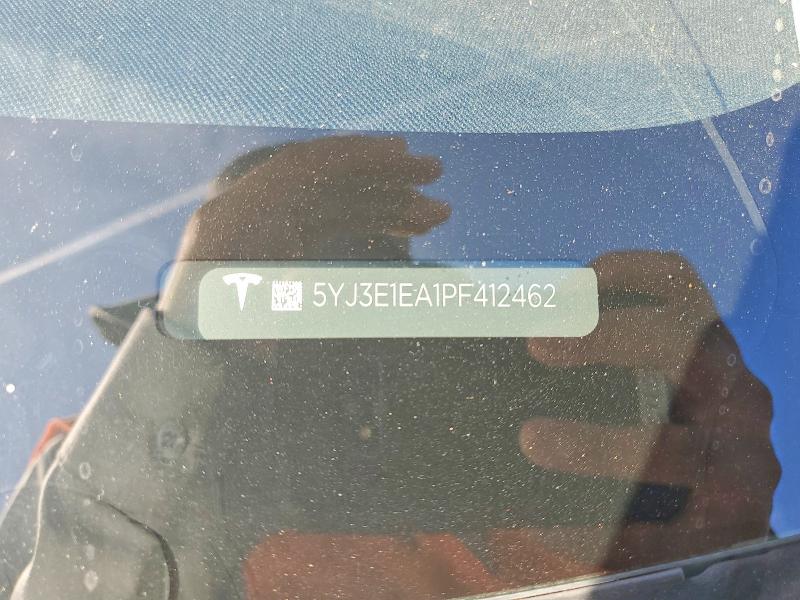 Продажа на аукционе авто 2023 Tesla Model 3, vin: 5YJ3E1EA1PF412462, номер лота: 65533356