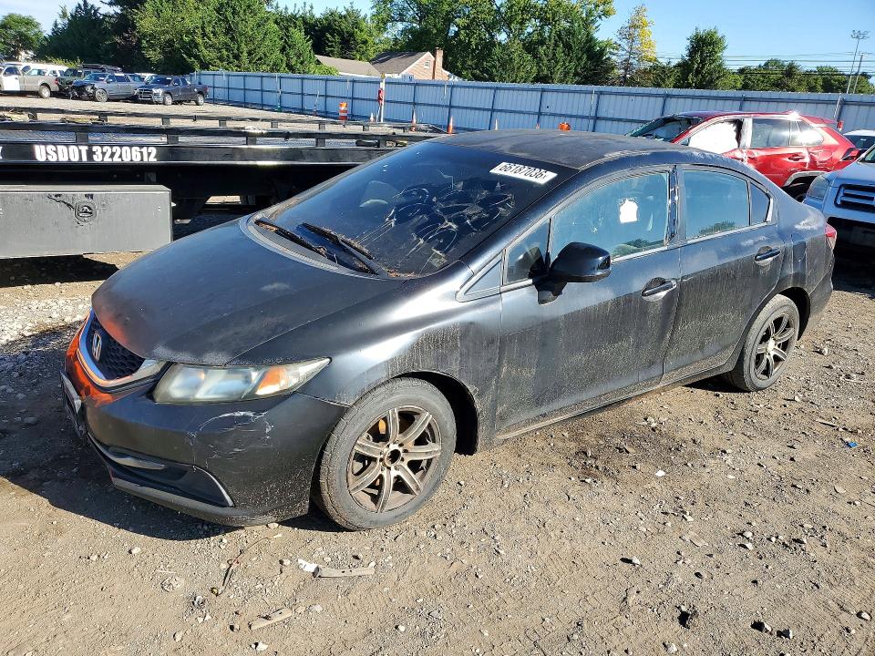 66187036 :رقم المزاد ، 2HGFB2F54DH523768 vin ، 2013 Honda Civic مزاد بيع