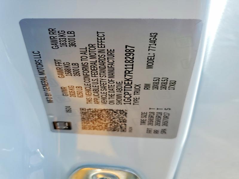 Продаж на аукціоні авто 2024 Chevrolet Colorado, vin: 1GCPTDEK7R1182987, номер лоту: 65407176