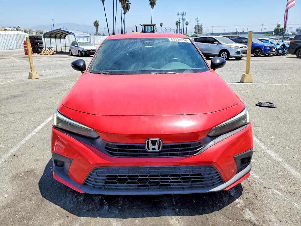 2022 Honda Civic მანქანა იყიდება აუქციონზე, vin: 2HGFE2F58NH599194, აუქციონის ნომერი: 63728916
