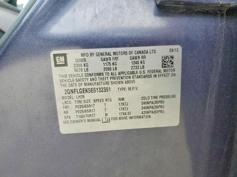 Продажа на аукционе авто 2014 Chevrolet Equinox, vin: 2GNFLGEK5E6132391, номер лота: 66560106