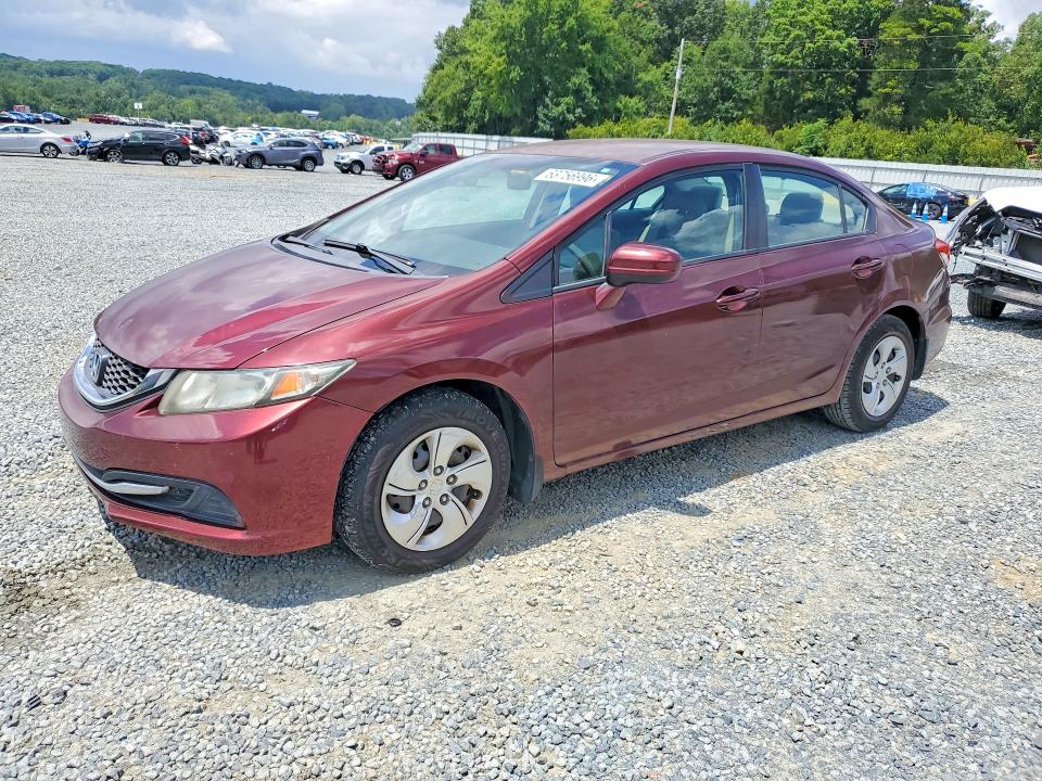 2013 Honda Civic მანქანა იყიდება აუქციონზე, vin: 2HGFB2F50DH586110, აუქციონის ნომერი: 63756996