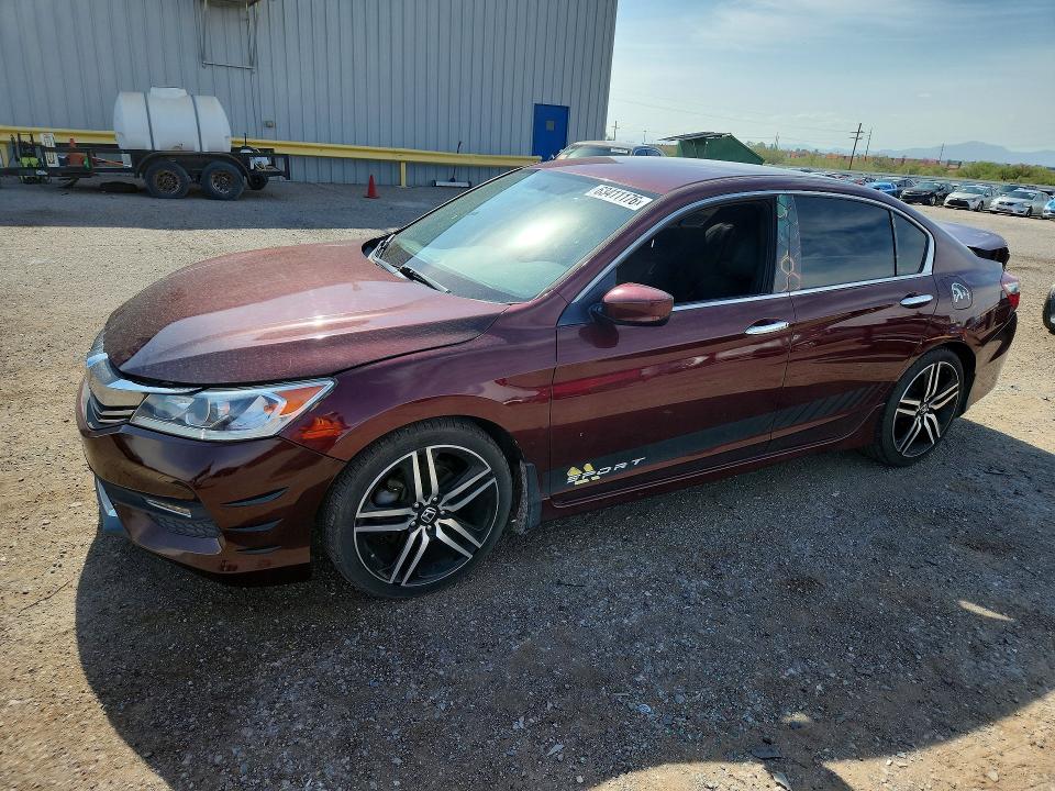63411176 :رقم المزاد ، 1HGCR2F56HA307259 vin ، 2017 Honda Accord مزاد بيع