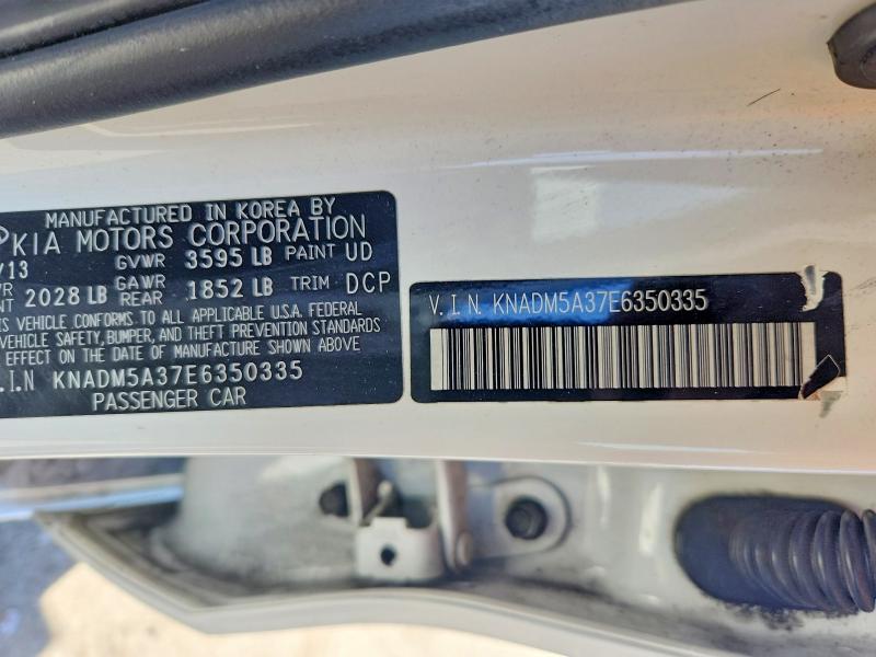 Продажа на аукционе авто 2014 Kia Rio, vin: KNADM5A37E6350335, номер лота: 66976296
