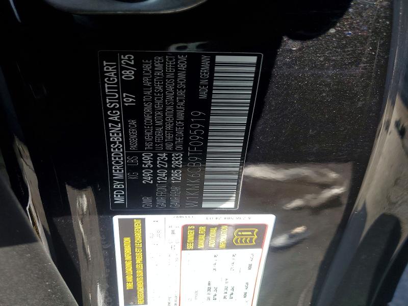 Aukcja sprzedaży 2026 Mercedes-benz Cle, vin: W1KMK6CB9TF095919, numer aukcji: 65320806