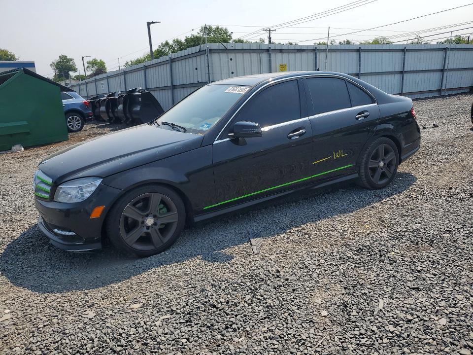 64607396 :رقم المزاد ، WDDGF8BB2BR155437 vin ، 2011 Mercedes-benz C مزاد بيع