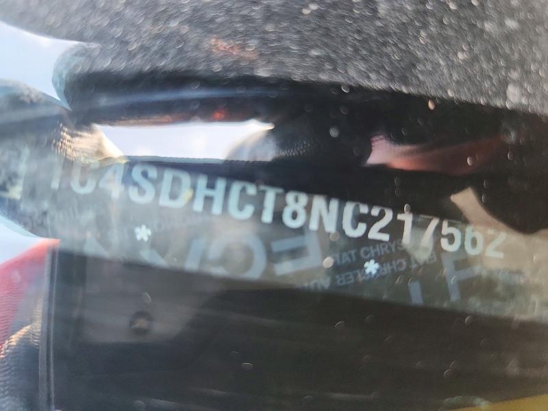 Продаж на аукціоні авто 2022 Dodge Durango, vin: 1C4SDHCT8NC217562, номер лоту: 64807136