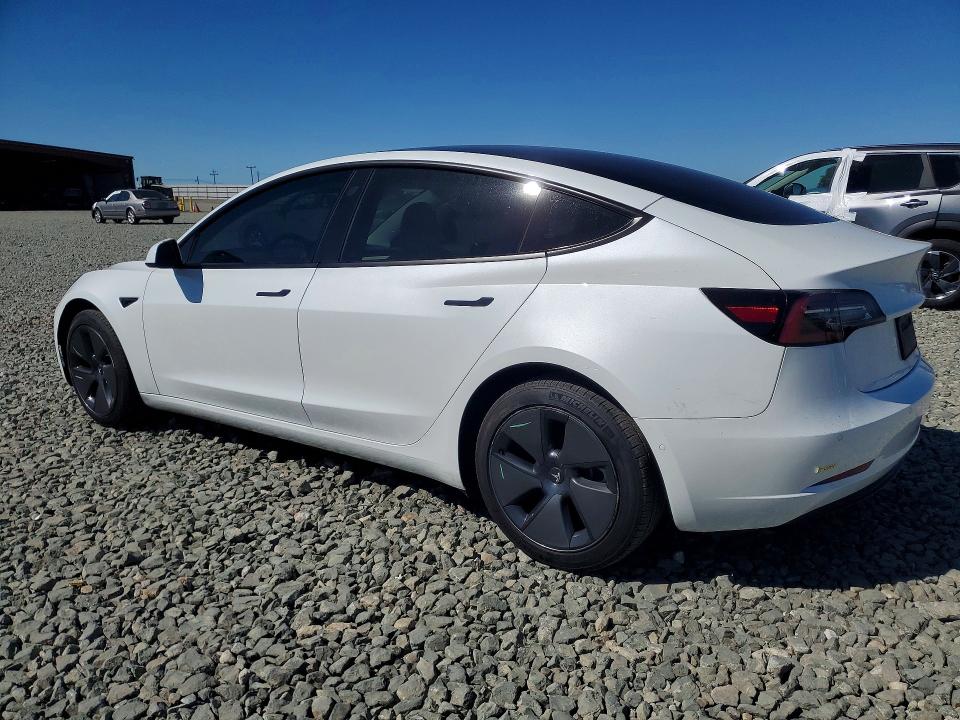 2022 Tesla Model 3 მანქანა იყიდება აუქციონზე, vin: 5YJ3E1EB2NF138792, აუქციონის ნომერი: 66608646