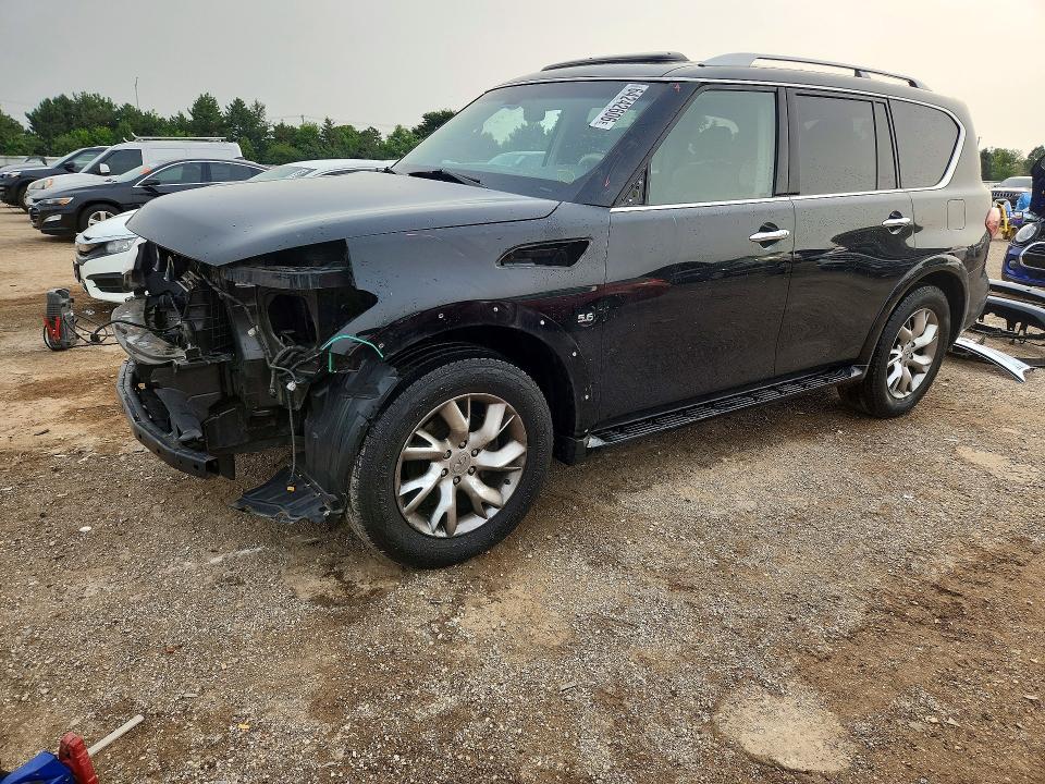 2014 Infiniti Qx80 მანქანა იყიდება აუქციონზე, vin: JN8AZ2NF6E9555433, აუქციონის ნომერი: 64242606