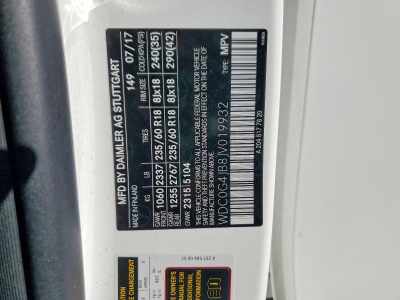 Продажа на аукционе авто 2018 Mercedes-benz Glc, vin: WDC0G4JB8JV019932, номер лота: 65347296