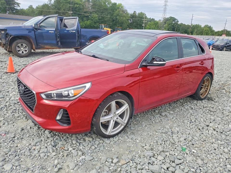 2018 Hyundai Elantra Gt მანქანა იყიდება აუქციონზე, vin: KMHH55LC7JU081768, აუქციონის ნომერი: 64589976