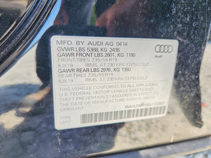 Aukcja sprzedaży 2014 Audi Q5, vin: WA1LFAFP2EA113367, numer aukcji: 65358076