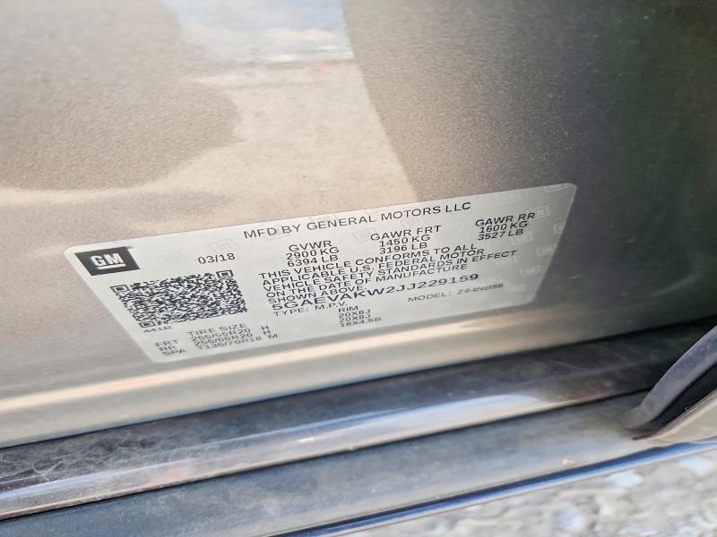 Продажа на аукционе авто 2018 Buick Enclave, vin: 5GAEVAKW2JJ229159, номер лота: 63795876