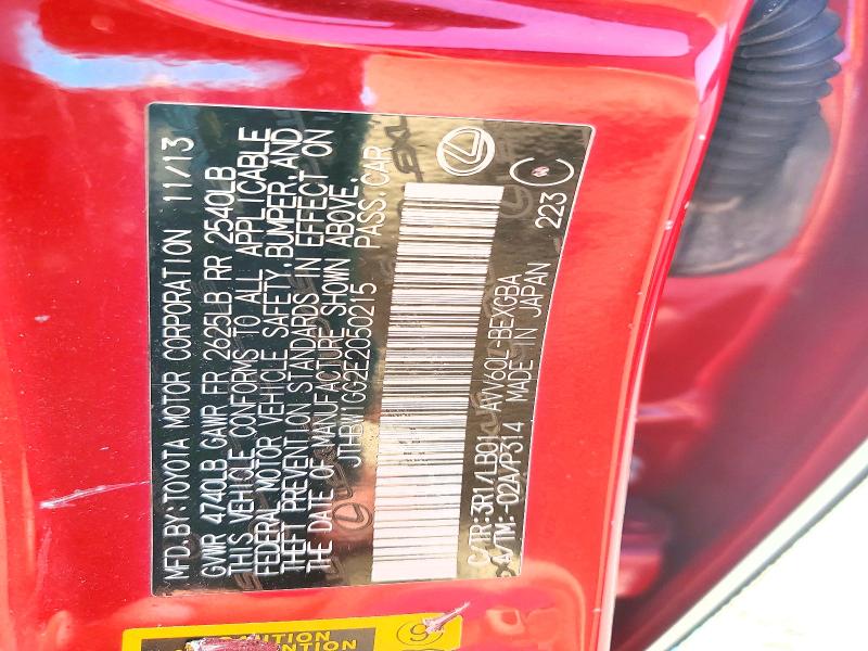 Продаж на аукціоні авто 2014 Lexus Es, vin: JTHBW1GG2E2050215, номер лоту: 65560966