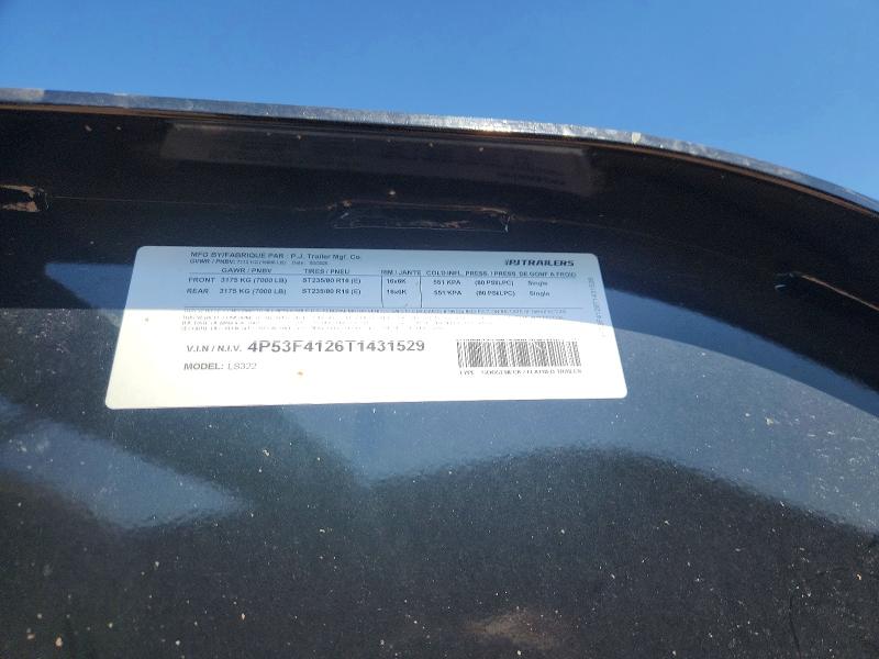 Продажа на аукционе авто 2026 Pj Gooseneck Trailer, vin: 4P53F4126T1431529, номер лота: 66010066