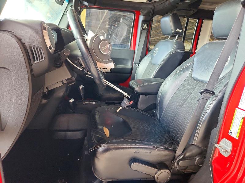 2014 Jeep Wrangler Unlimited მანქანა იყიდება აუქციონზე, vin: 1C4BJWDG5EL216173, აუქციონის ნომერი: 63863526