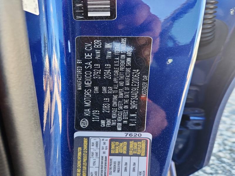 Aukcja sprzedaży 2020 Kia Forte, vin: 3KPF34AD9LE200624, numer aukcji: 64295936