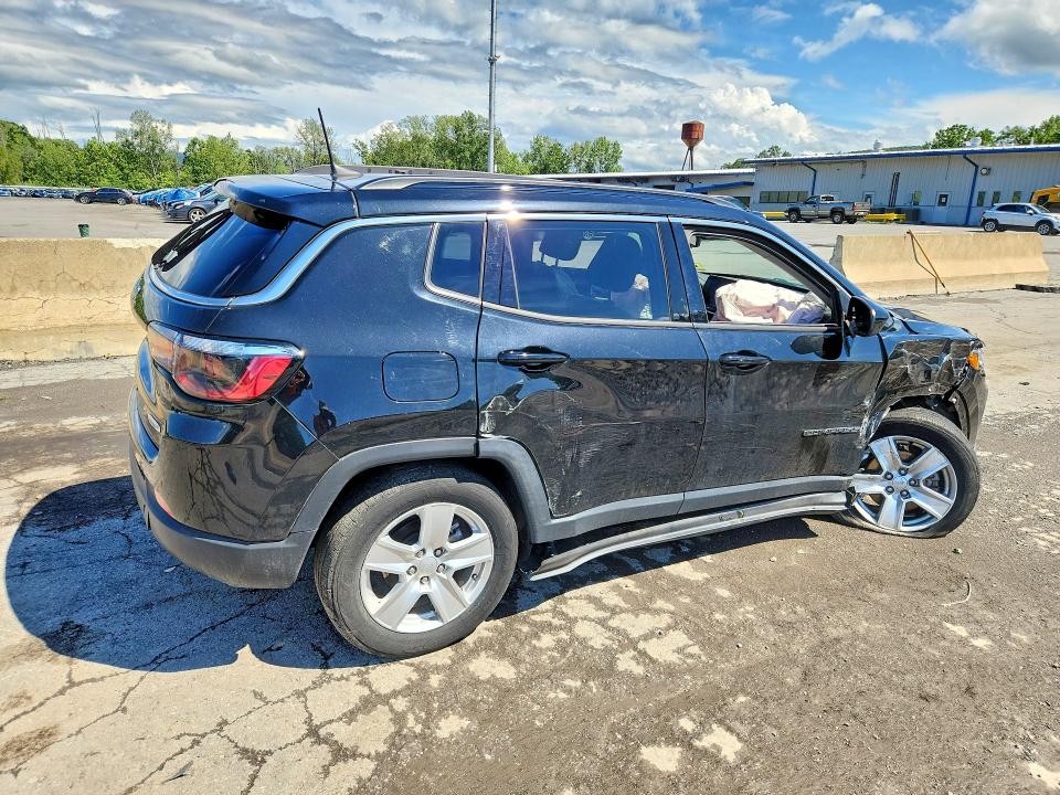 2022 Jeep Compass მანქანა იყიდება აუქციონზე, vin: 3C4NJDBB5NT121741, აუქციონის ნომერი: 62472666