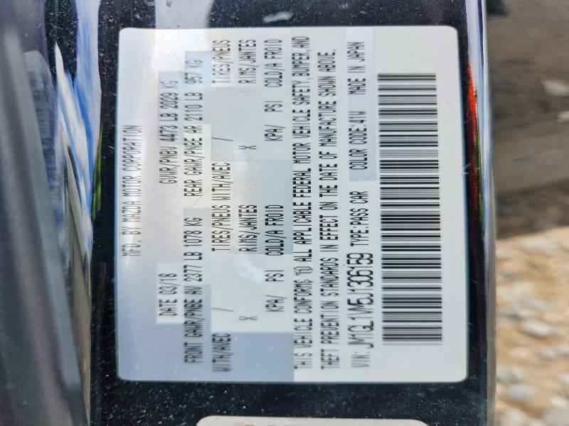 65843846 :رقم المزاد ، JM1GL1VM5J1306159 vin ، 2018 Mazda 6 مزاد بيع
