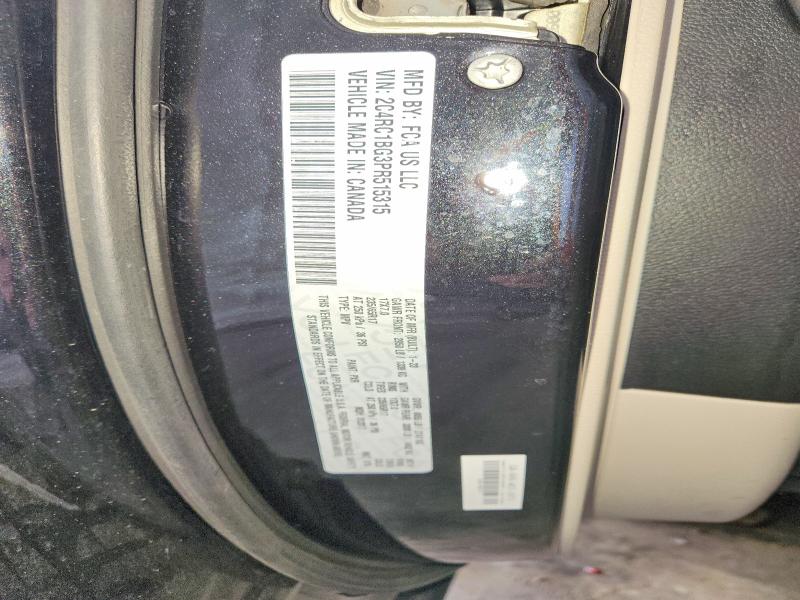 63300486 :رقم المزاد ، 2C4RC1BG3PR515315 vin ، 2023 Chrysler Pacifica مزاد بيع