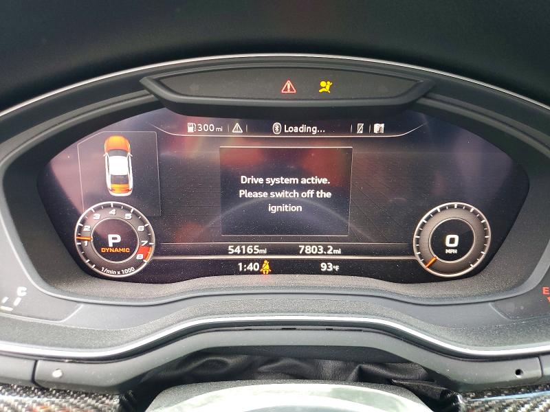2019 Audi Rs5 მანქანა იყიდება აუქციონზე, vin: WUAPWAF55KA902908, აუქციონის ნომერი: 63869226