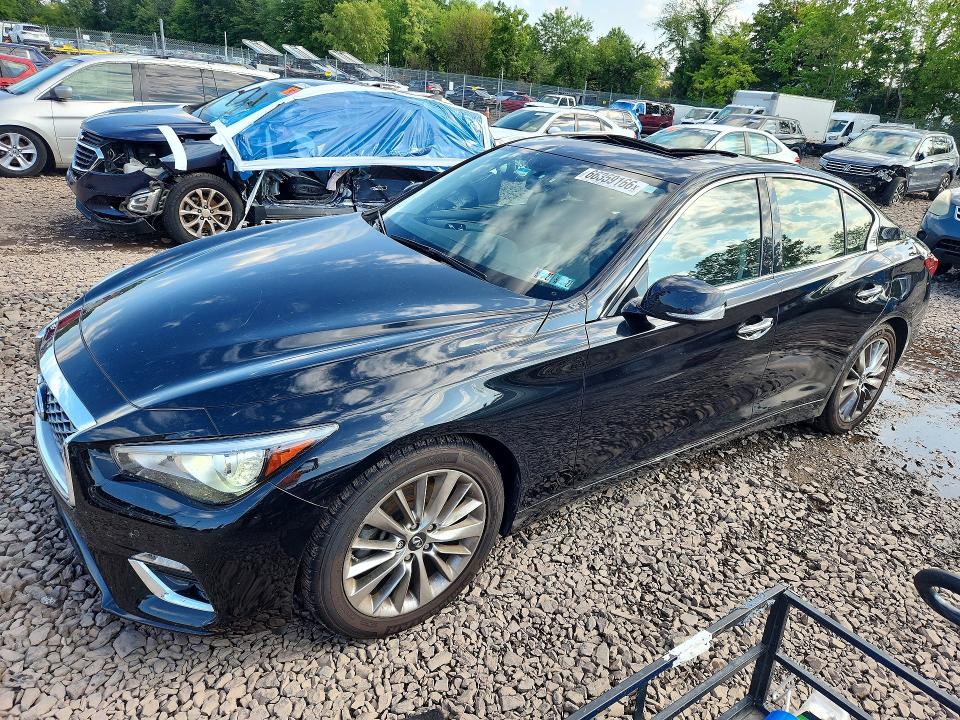 66359166 :رقم المزاد ، JN1EV7BR7MM754073 vin ، 2021 Infiniti Q50 مزاد بيع