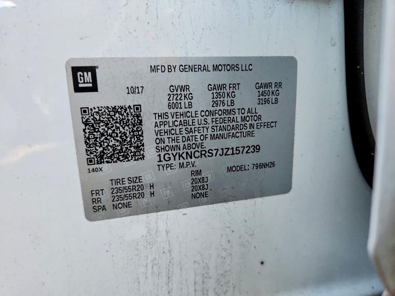 Aukcja sprzedaży 2018 Cadillac Xt5, vin: 1GYKNCRS7JZ157239, numer aukcji: 65737166