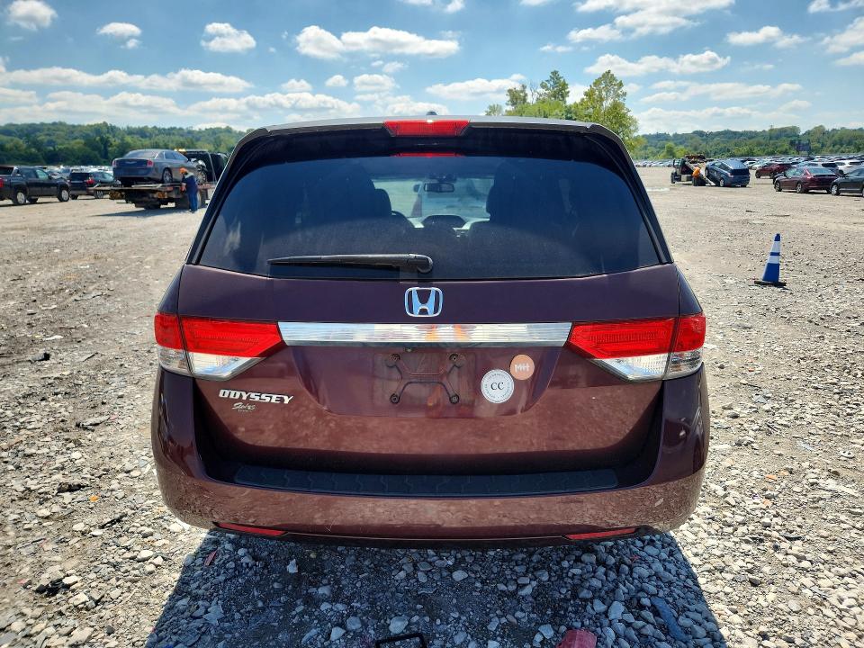 65505086 :رقم المزاد ، 5FNRL5H69FB065766 vin ، 2015 Honda Odyssey مزاد بيع