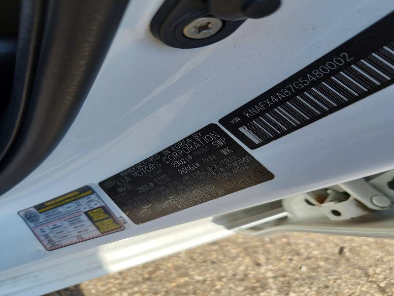 2016 Kia Forte მანქანა იყიდება აუქციონზე, vin: KNAFX4A87G5480002, აუქციონის ნომერი: 66810946