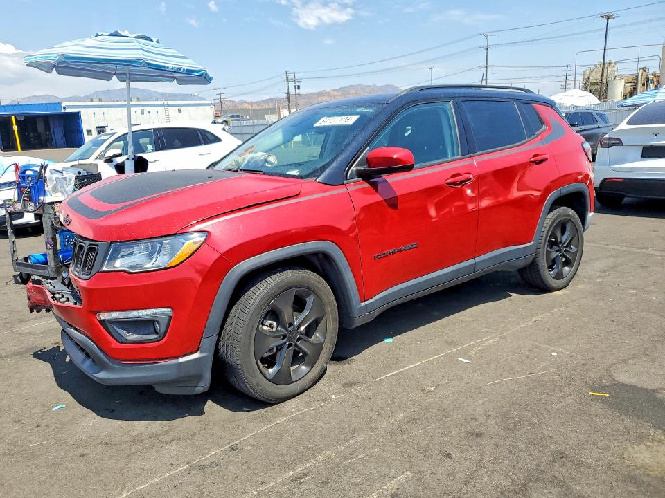 64157196 :رقم المزاد ، 3C4NJCBB0MT555929 vin ، 2021 Jeep Compass مزاد بيع