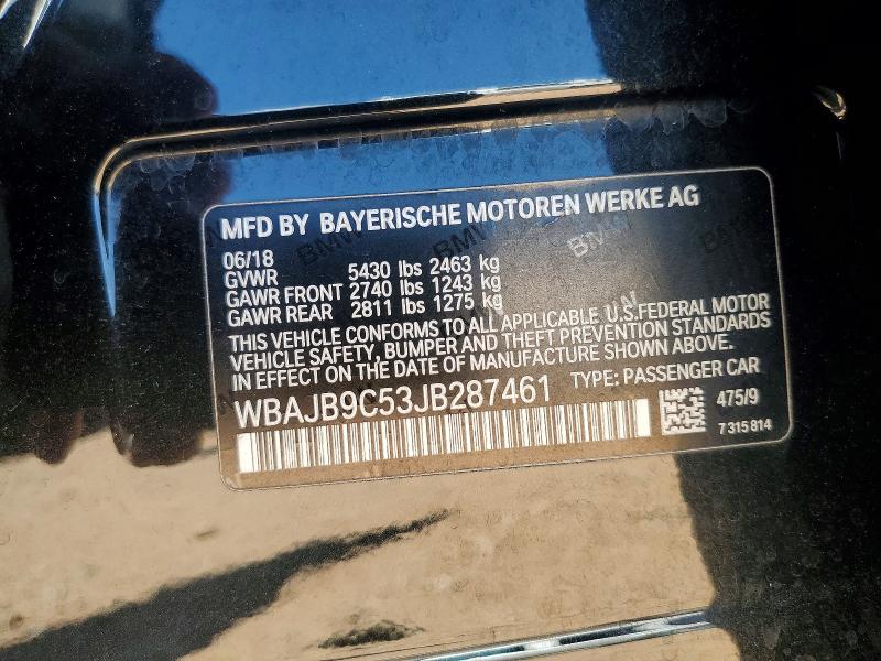 Продаж на аукціоні авто 2018 Bmw M550xi, vin: WBAJB9C53JB287461, номер лоту: 65435896