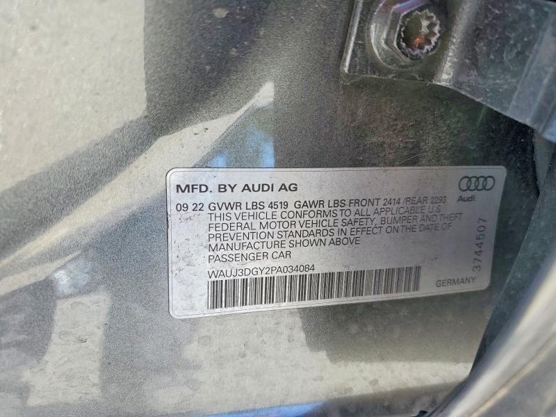 Продаж на аукціоні авто 2023 Audi S3, vin: WAUJ3DGY2PA034084, номер лоту: 64641926