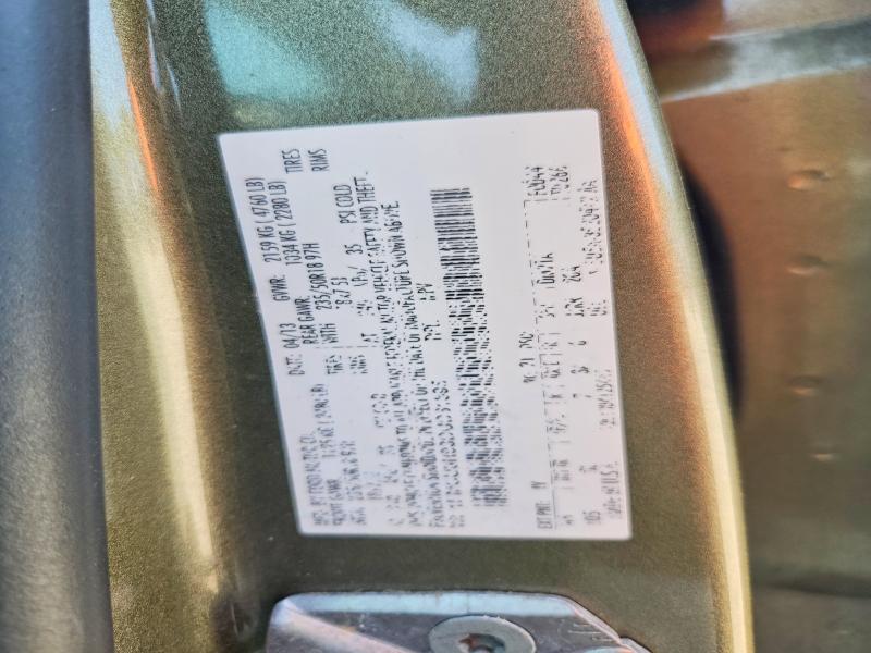 2013 Ford Escape მანქანა იყიდება აუქციონზე, vin: 1FMCU0H93DUD31895, აუქციონის ნომერი: 64474956