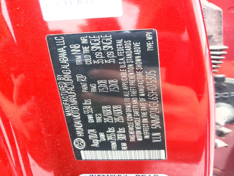 Продаж на аукціоні авто 2025 Hyundai Santa Fe, vin: 5NMP24GL6SH075305, номер лоту: 66411936