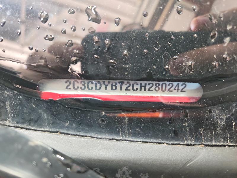 63725536 :رقم المزاد ، 2C3CDYBT2CH280242 vin ، 2012 Dodge Challenger مزاد بيع