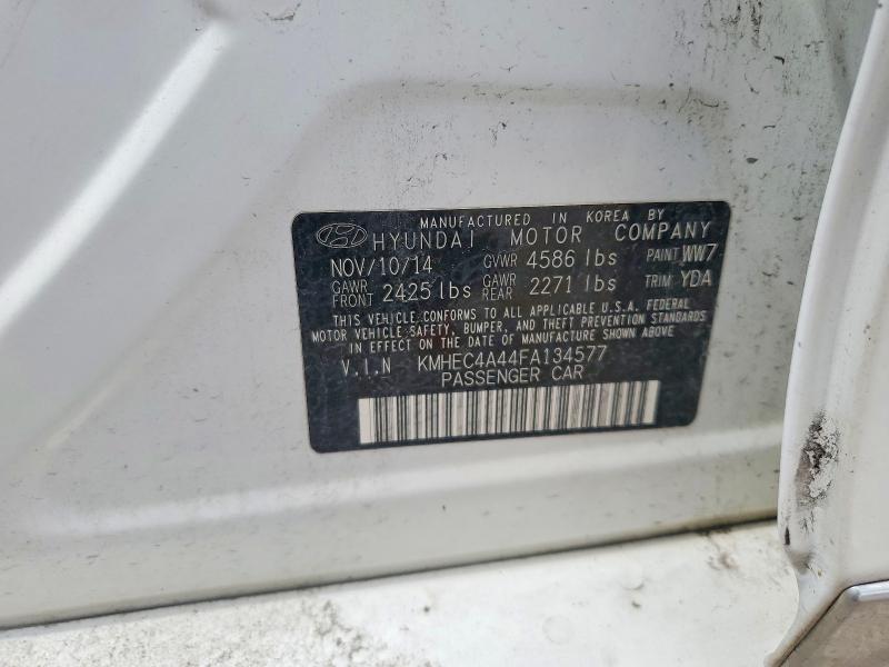 Продажа на аукционе авто 2015 Hyundai Sonata Hybrid, vin: KMHEC4A44FA134577, номер лота: 64894866
