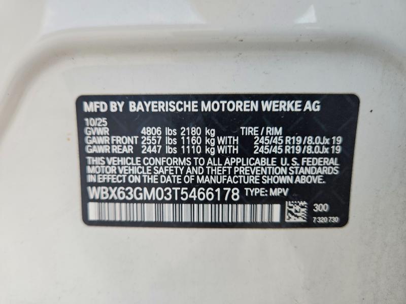 Aukcja sprzedaży 2026 Bmw X2, vin: WBX63GM03T5466178, numer aukcji: 66982466