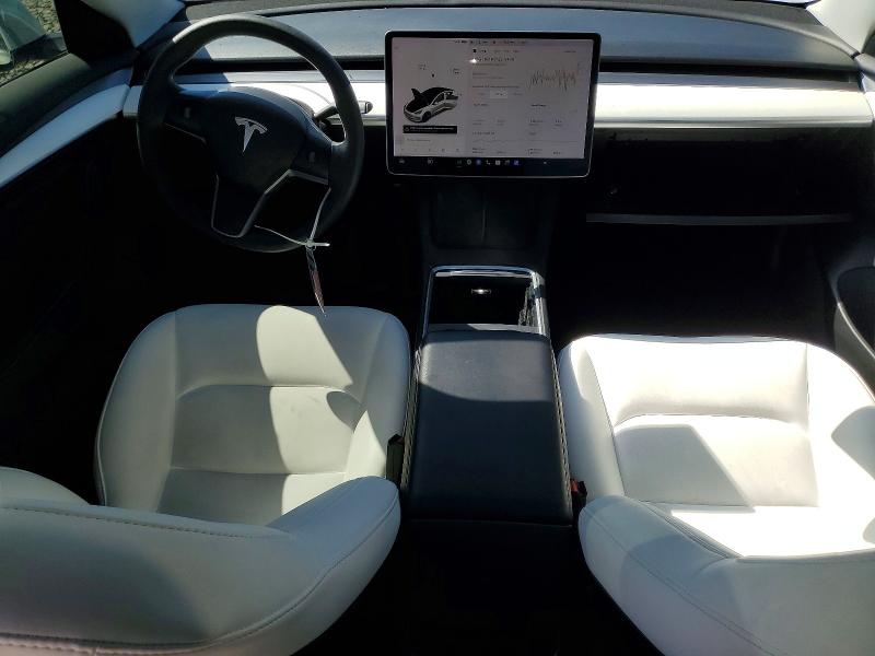 2022 Tesla Model 3 მანქანა იყიდება აუქციონზე, vin: 5YJ3E1EB2NF138792, აუქციონის ნომერი: 66608646
