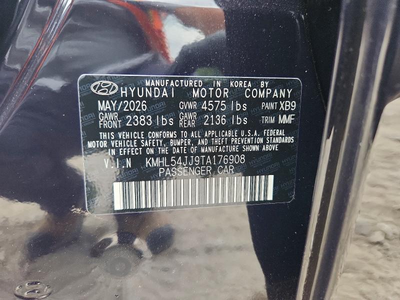 Aukcja sprzedaży 2026 Hyundai Sonata Hybrid, vin: KMHL54JJ9TA176908, numer aukcji: 64416666