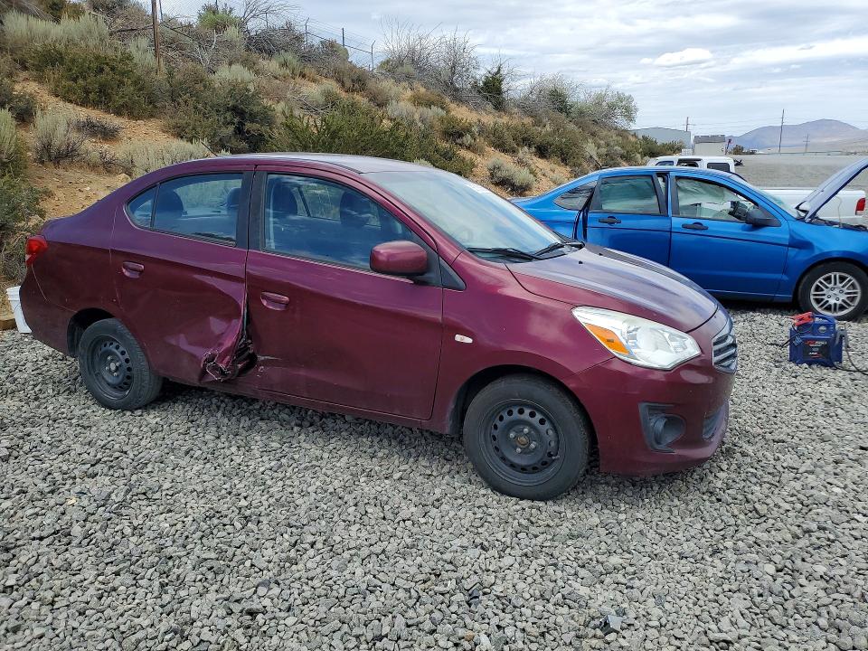 2017 Mitsubishi Mirage მანქანა იყიდება აუქციონზე, vin: ML32F3FJ4HHF16955, აუქციონის ნომერი: 65135866