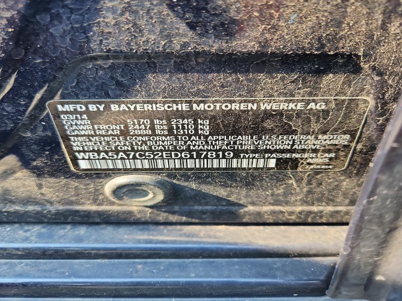 Продаж на аукціоні авто 2014 Bmw 528, vin: WBA5A7C52ED617819, номер лоту: 64574676