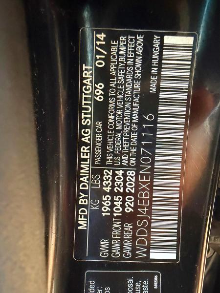 Продаж на аукціоні авто 2014 Mercedes-benz Cla, vin: WDDSJ4EBXEN071116, номер лоту: 65625226