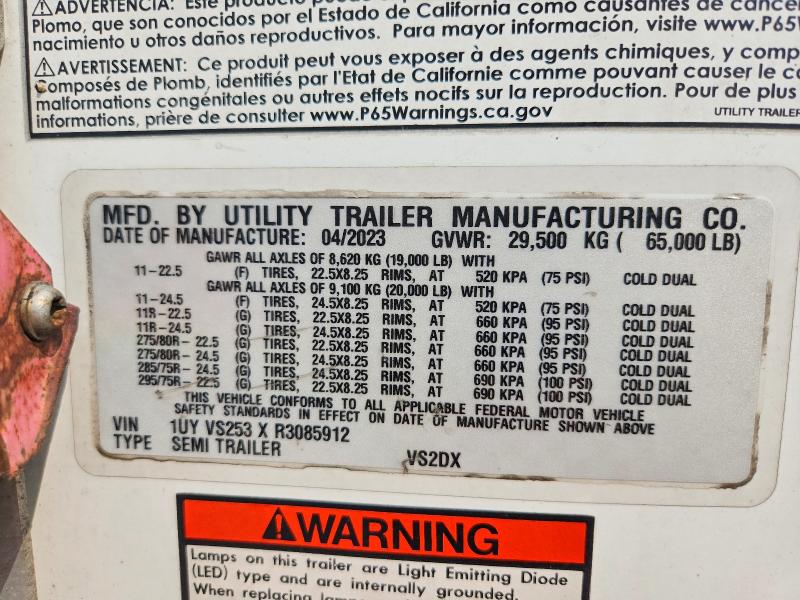 2024 Utility Trailer Trailer მანქანა იყიდება აუქციონზე, vin: 1UYVS253XR3085912, აუქციონის ნომერი: 63523886