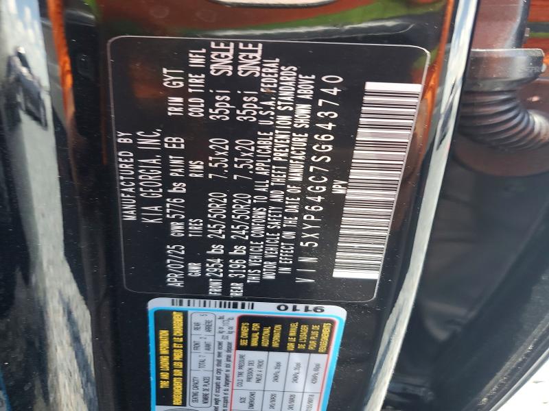 Aukcja sprzedaży 2025 Kia Telluride, vin: 5XYP64GC7SG643740, numer aukcji: 65096576