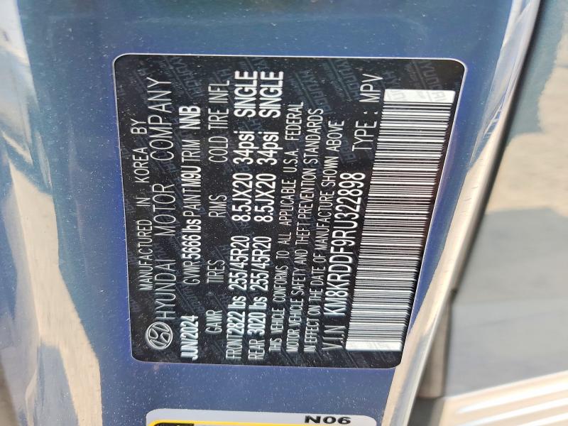 65460156 :رقم المزاد ، KM8KRDDF9RU322898 vin ، 2024 Hyundai Ioniq 5 مزاد بيع