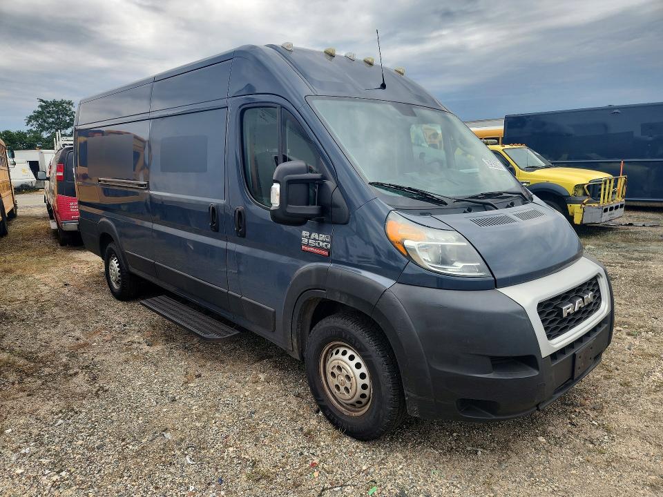 62543596 :رقم المزاد ، 3C6URVJG2LE128744 vin ، 2020 Ram Promaster 3500 مزاد بيع