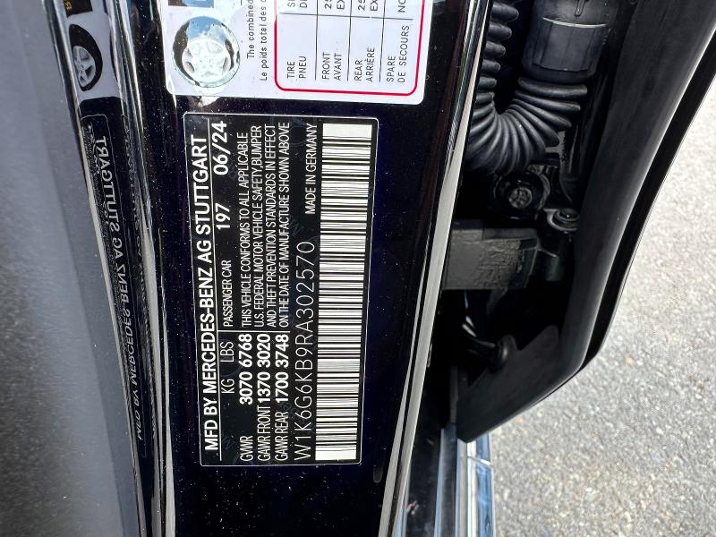 Продажа на аукционе авто 2024 Mercedes-benz S, vin: W1K6G6KB9RA302570, номер лота: 66337046