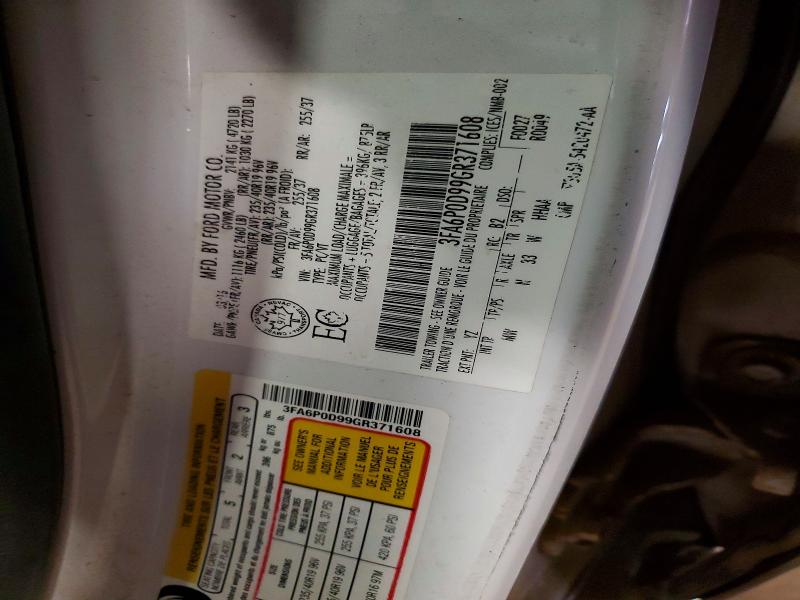 Aukcja sprzedaży 2016 Ford Fusion, vin: 3FA6P0D99GR371608, numer aukcji: 63867536