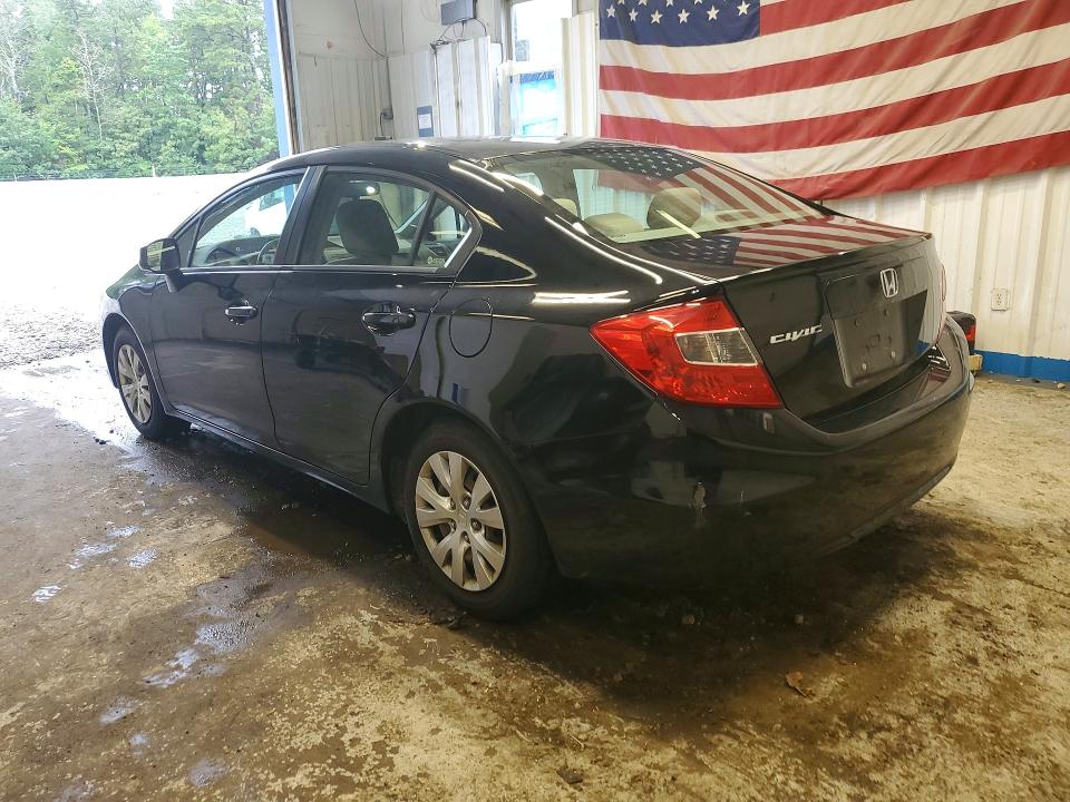 63846766 :رقم المزاد ، 2HGFB2E52CH530170 vin ، 2012 Honda Civic مزاد بيع